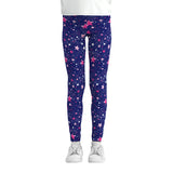 Whimsy Wonderland: Digital Print Girls Leggings from Eternal Gleams