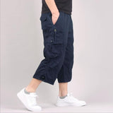 Men's loose cropped multi-pocket tooling pants from Eternal Gleams