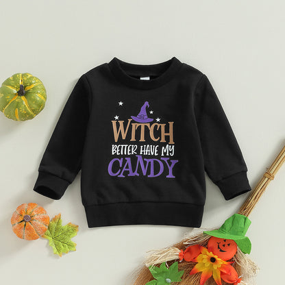 Halloween Printed Sweater for Kids | Autumn Collection