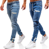 European and American Men's Denim Fabric Sports Jeans in various sizes from Eternal Gleams