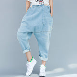 Ripped Baggy Jeans - Wide Leg Distressed Denim, Streetwear Style from Eternal Gleams