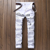 Newspaper jeans from Eternal Gleams