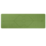 ZenFlow TPE Yoga Mat with Position Line | Eco-Friendly & Non-Slip from Eternal Gleams