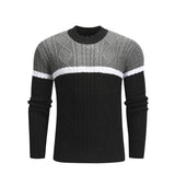 Men Casual Knitted Soft Cotton Sweaters Pullover Men Winter New Fashion Striped O-Neck Sweater from Eternal Gleams