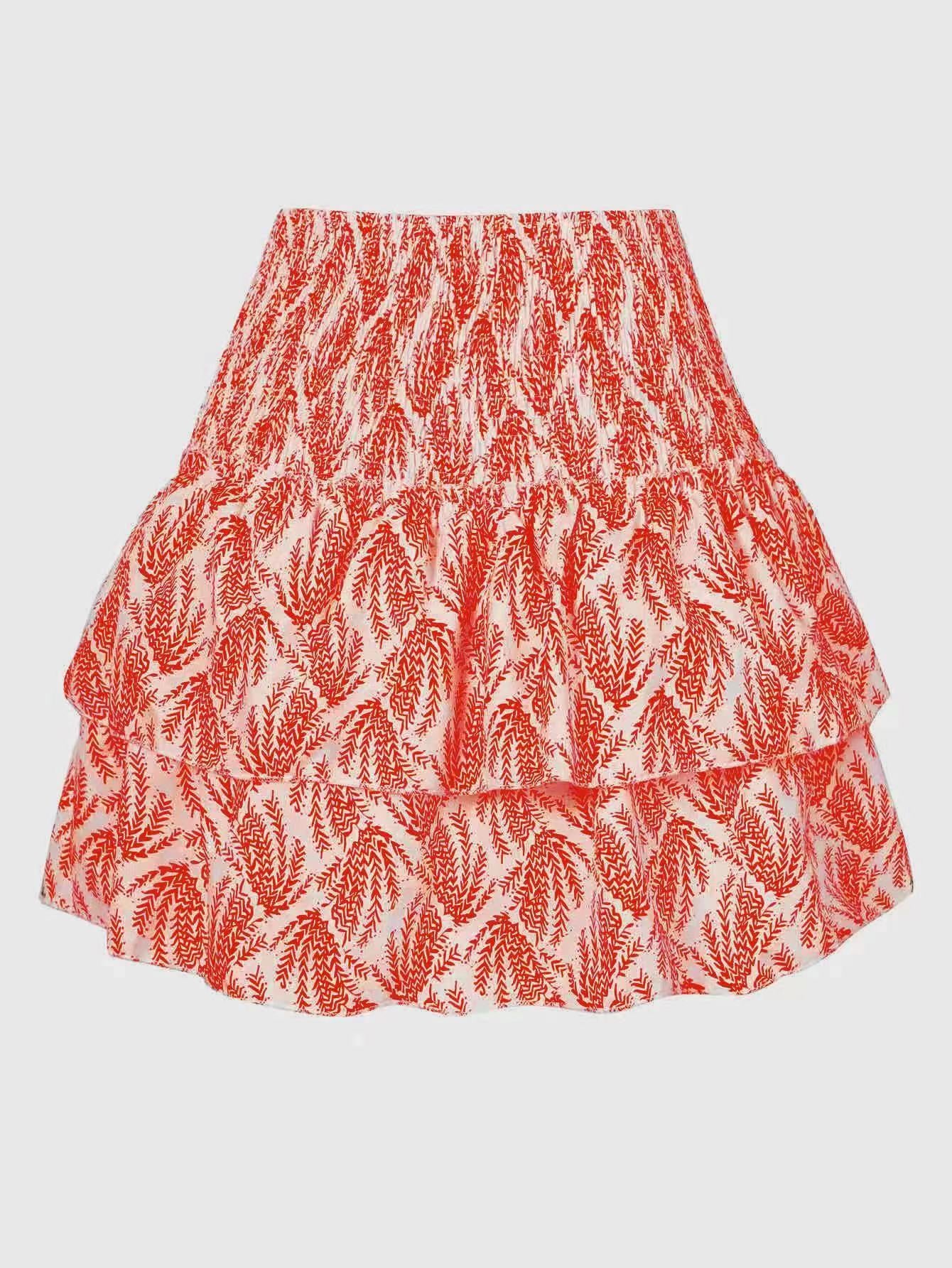 Leisure Versatile Lotus Leaf Women's Skirt from Eternal Gleams