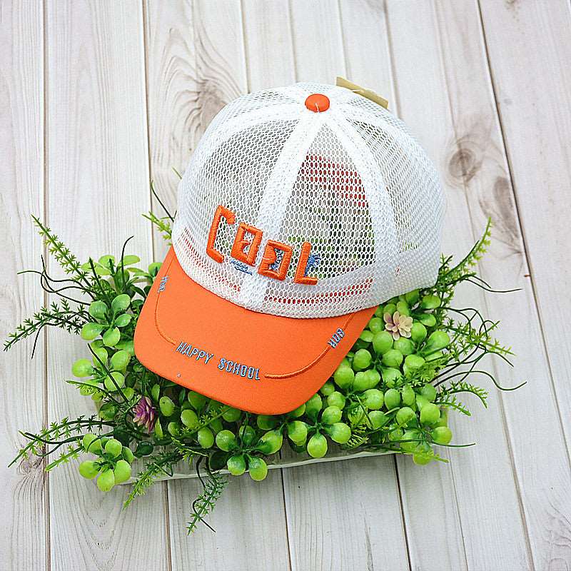 Fashion Simple Children's Printed Baseball Cap