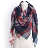 Chic Geometric Elegance: Women's Triangle Scarf from Eternal Gleams