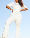 Dare to Impress: Women's Elastic Jumpsuit from Eternal Gleams