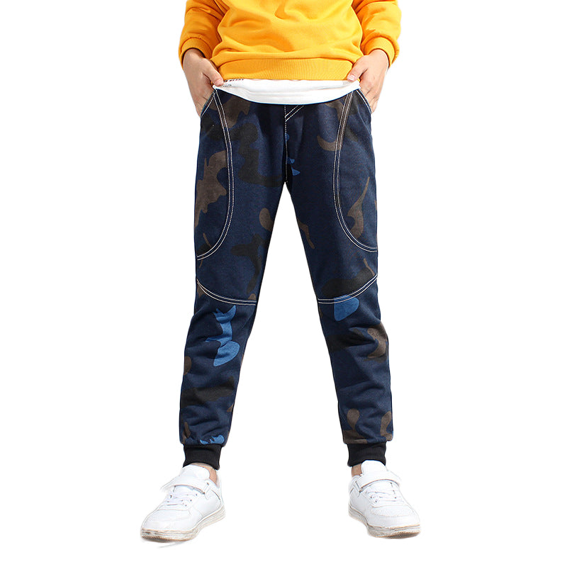 Spring And Autumn New Children's Pure Cotton Casual Sports Pants from Eternal Gleams