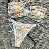 Radiant Waves Plus-Size Bikini Set from Eternal Gleams