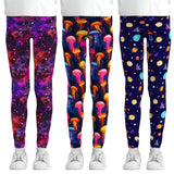 Whimsy Wonderland: Digital Print Girls Leggings from Eternal Gleams