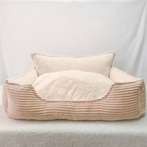 Cozy Paws Retreat: Washable Plush Pet Kennel Bed from Eternal Gleams