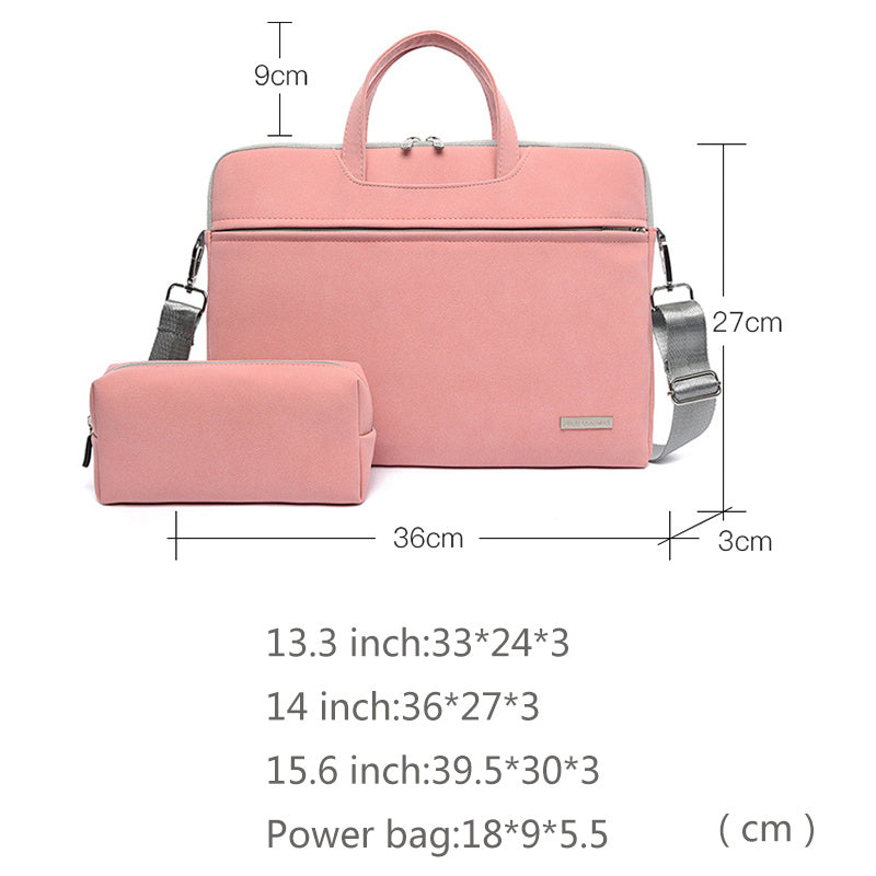 PU Leather Laptop Bag for Business and Travel - Stylish and Durable from Eternal Gleams