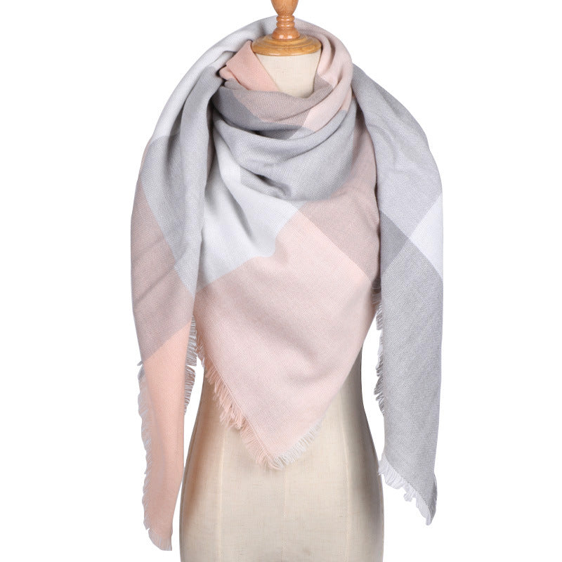 Chic Geometric Elegance: Women's Triangle Scarf from Eternal Gleams