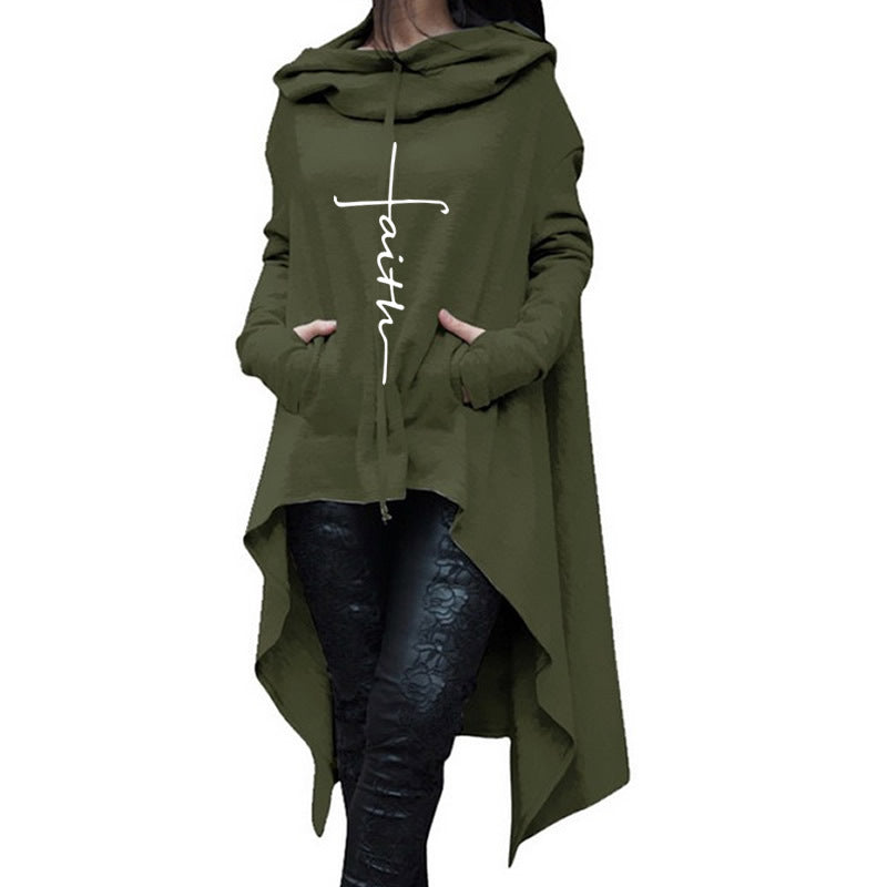 Long embroidered cloak hooded sweater from Eternal Gleams