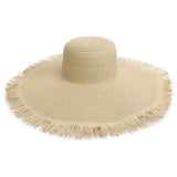 Women's Big Brim Beach Sun Hat - Woven Straw Design from Eternal Gleams