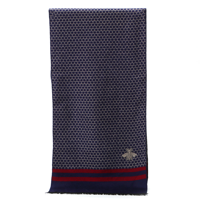 Eco-Chic Men's Shawl: Luxury Cotton Comfort from Eternal Gleams