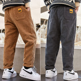 Fashion New Winter Big Children's Corduroy Trousers from Eternal Gleams