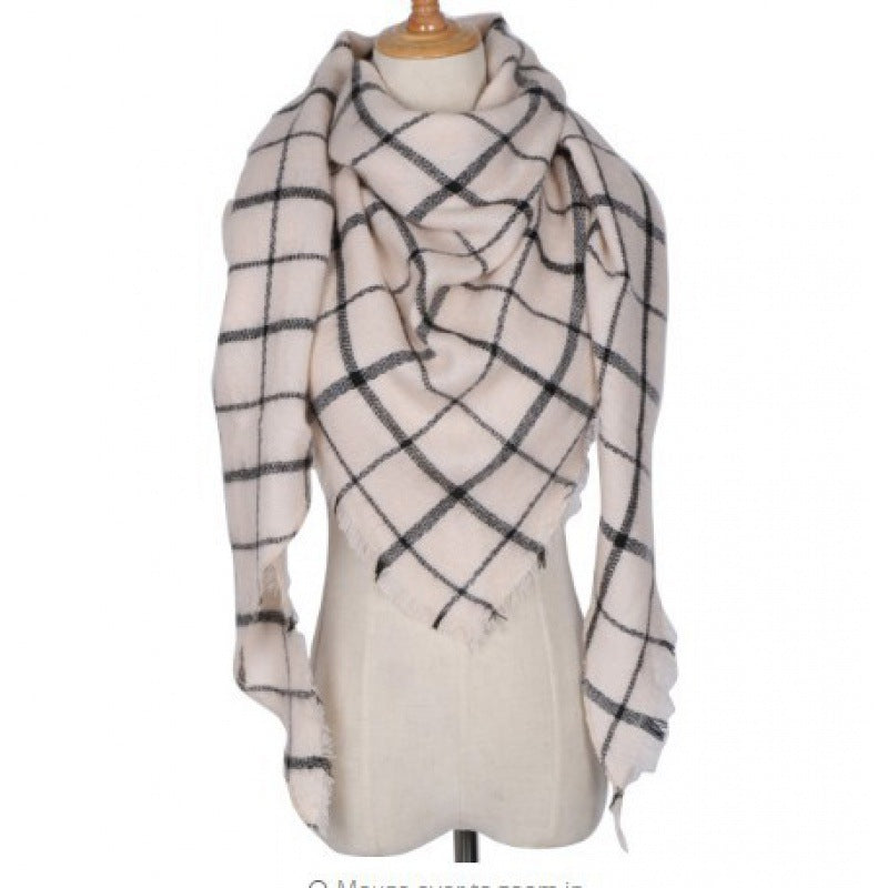 Chic Geometric Elegance: Women's Triangle Scarf from Eternal Gleams