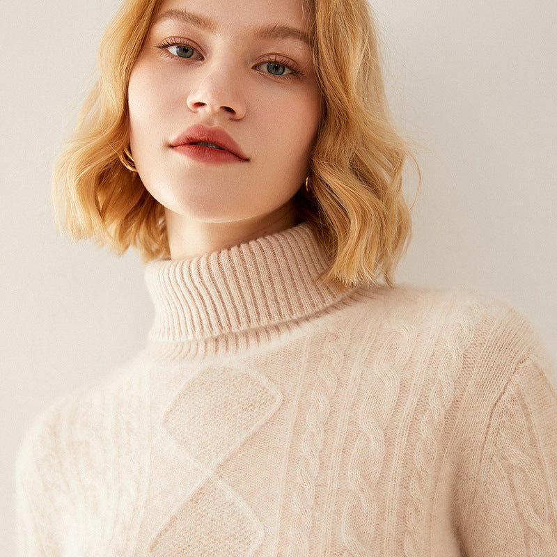 Luxury Cashmere Turtleneck Sweater: Embrace Elegance from Eternal Gleams