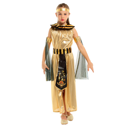 Costume de Cosplay d'Halloween, Costumes de mascarade de Cléopâtre, Costumes de princesse de la reine indienne