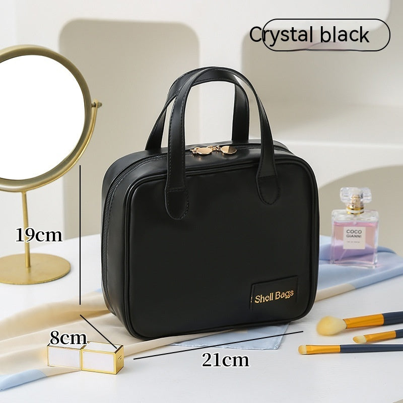 Large Capacity PU Travel Makeup Organizer in various colors from Eternal Gleams