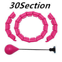 Smart Weighted Hula Hoop with 24 Detachable Knots from Eternal Gleams