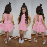 Kids Clothes Dress Baby Sleeveless Girl Clothing Years from Eternal Gleams