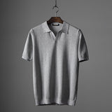 V-Neck Knit Lapel Top for Men from Eternal Gleams