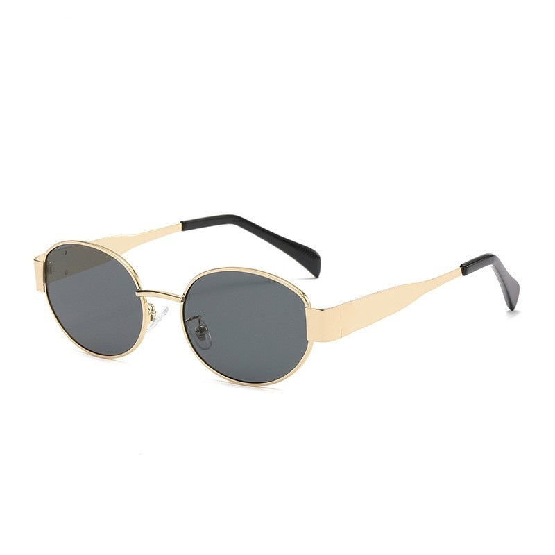 Chic Oval Frame Retro Sunglasses", "UV Protection Metal Frame Sunglasses", "Stylish Vintage Oval Sunglasses for Women