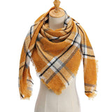 Chic Geometric Elegance: Women's Triangle Scarf