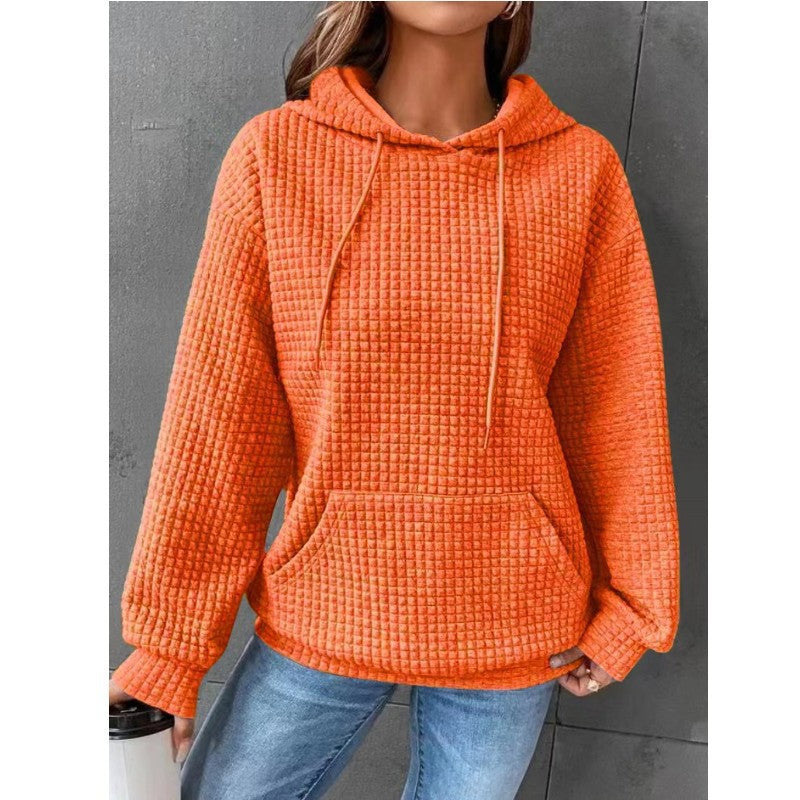 Women's Loose Casual Solid Color Long-sleeved Sweater from Eternal Gleams