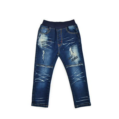 Distressed-Jeans für Kinder | Lässige Jeanshosen für Jungen und Mädchen