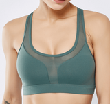 Back pocket sports bra