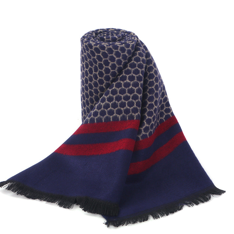 Eco-Chic Men's Shawl: Luxury Cotton Comfort from Eternal Gleams