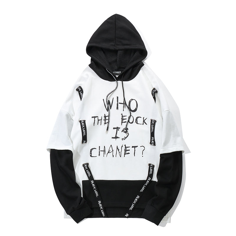 Men Graffiti Oversize Hoodies Hip-hop Round Neck - Cotton from Eternal Gleams