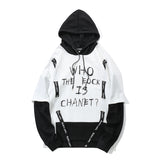 Men Graffiti Oversize Hoodies Hip-hop Round Neck - Cotton from Eternal Gleams