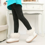 Cozy Comfort: Girls' Acetate Warm Leggings from Eternal Gleams