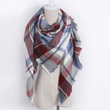 Chic Geometric Elegance: Women's Triangle Scarf from Eternal Gleams