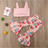 Floral Charm Two-Piece Set for Girls from Eternal Gleams