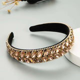 Female Fashion Claw Chain Inlaid Glass Diamond Full Diamond Headband Jewelry