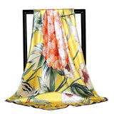 Elegance in Silk: Large Square Simulation Silk Scarf from Eternal Gleams