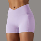 Stay Connected: Women's Yoga Shorts with Phone Pocket