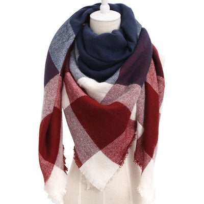 Chic Geometric Elegance: Women's Triangle Scarf from Eternal Gleams