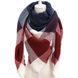 Chic Geometric Elegance: Women's Triangle Scarf from Eternal Gleams