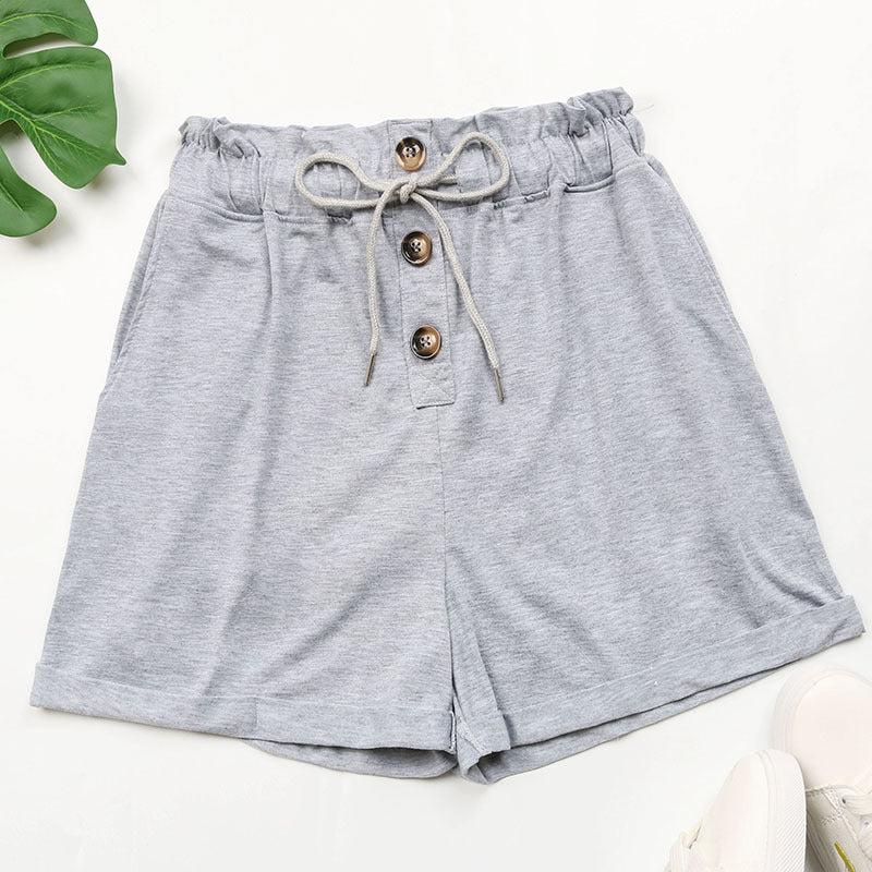 Summer High Waist Elastic Casual Sports Shorts For Women from Eternal Gleams