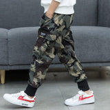 Children's Sports Camouflage Trousers With Plush Thickening from Eternal Gleams