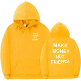 Letter printed Hoodie men's and women's fleece hoodies from Eternal Gleams