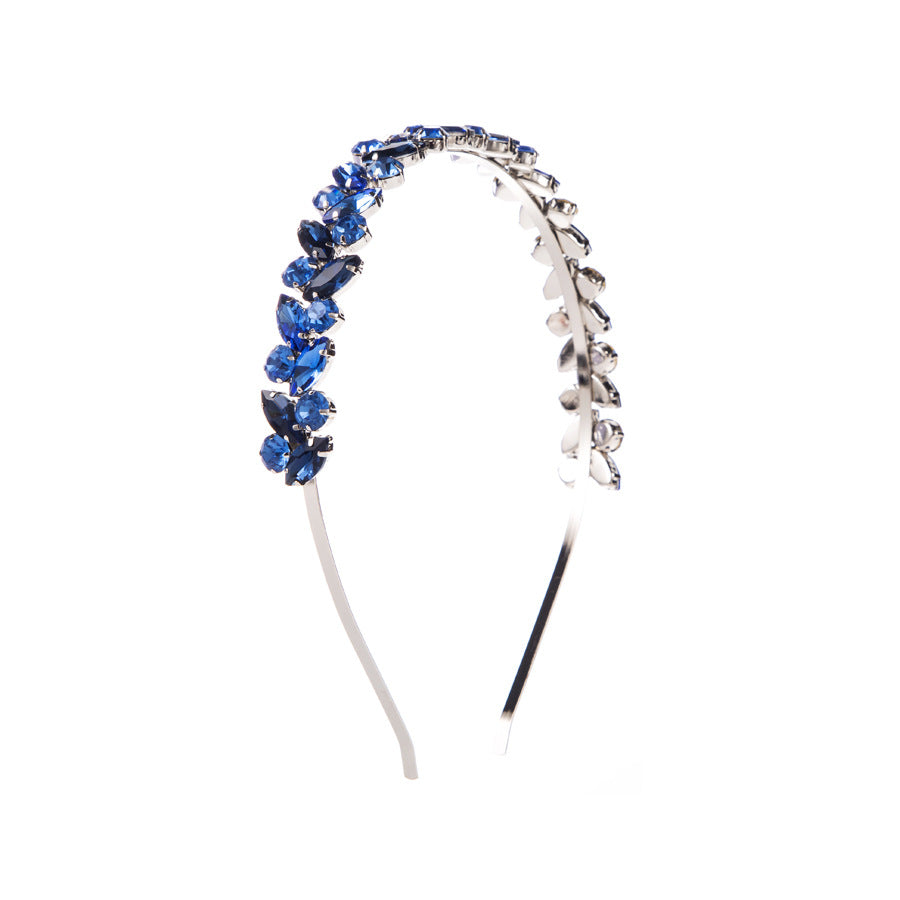 French Retro High-grade Hair Accessories Metal Texture Headband Rhinestone from Eternal Gleams