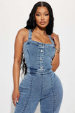 Chic Slim Fit Suspender Jumpsuit Pants from Eternal Gleams